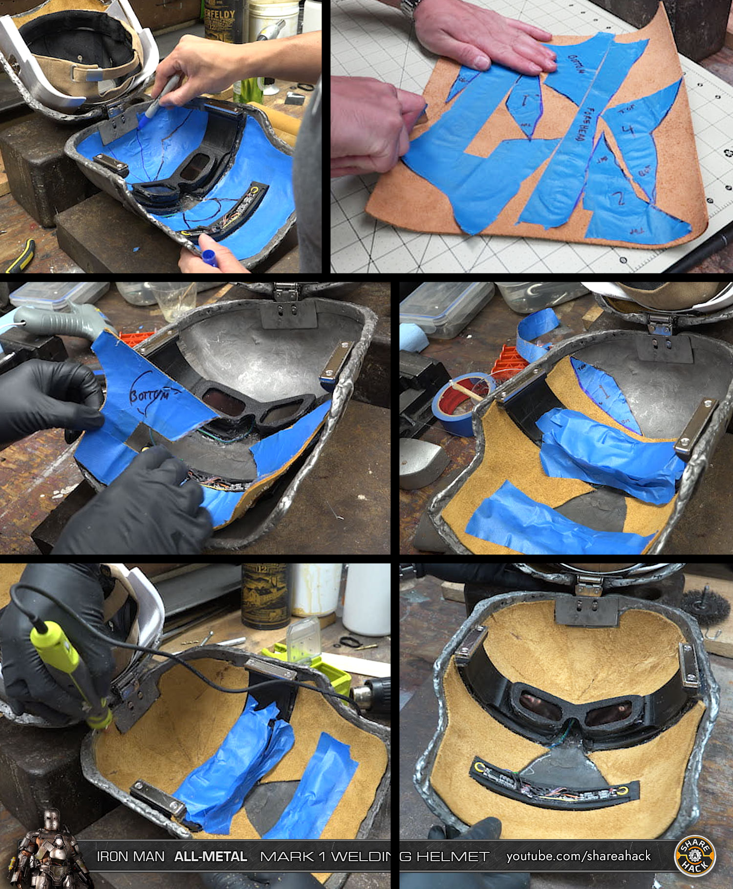 Front Visor Leather