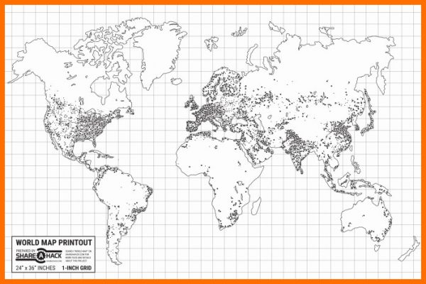 2436 poster size map printout in letter size pages 15